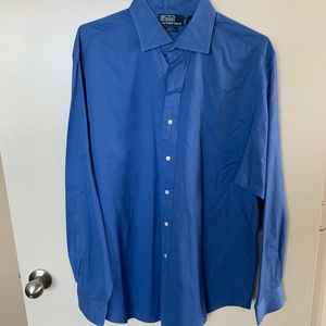 Blue Polo by Ralph Lauren Men's dress shirt